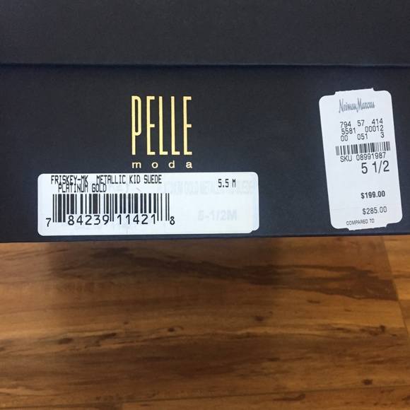 Pelle Moda Embellished Bronze/Gold HighHeel Sandal - Picture 4 of 7